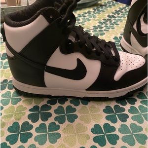 Nike Women High Panda Black White